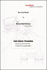 dexol certyfikat delta MW
